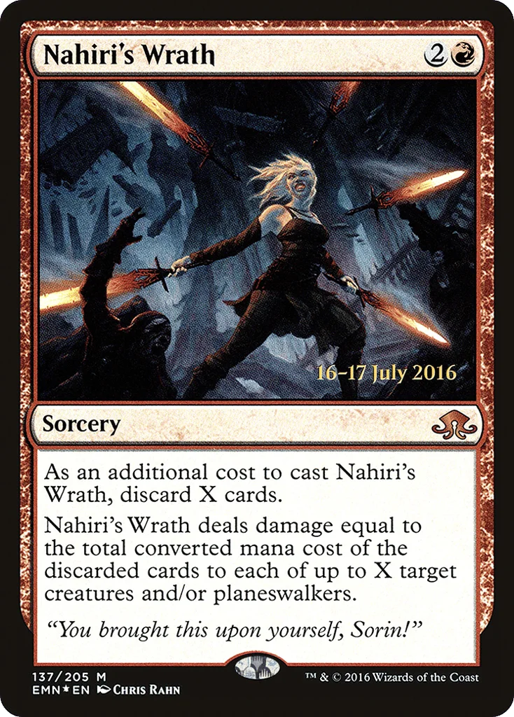 Nahiri's Wrath · Eldritch Moon Promos