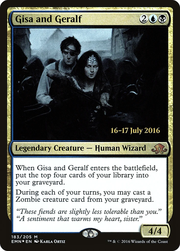 Gisa and Geralf · Eldritch Moon Promos