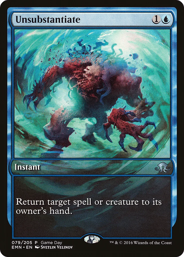 Unsubstantiate · Eldritch Moon Promos