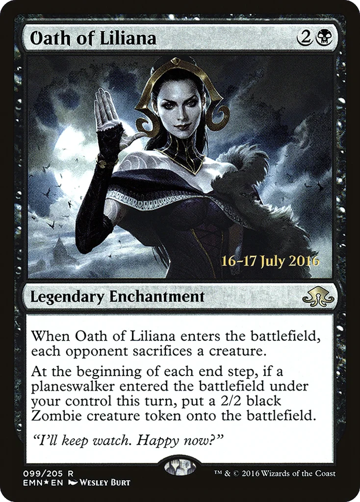 Oath of Liliana · Eldritch Moon Promos