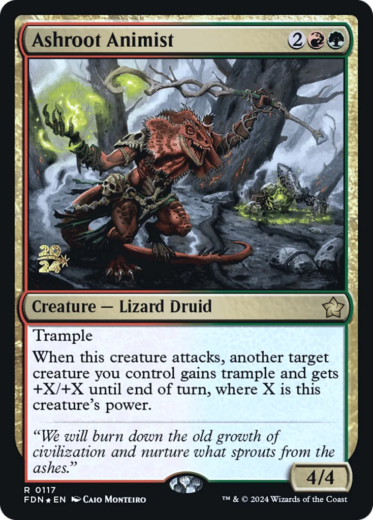 Ashroot Animist · Foundations Promos