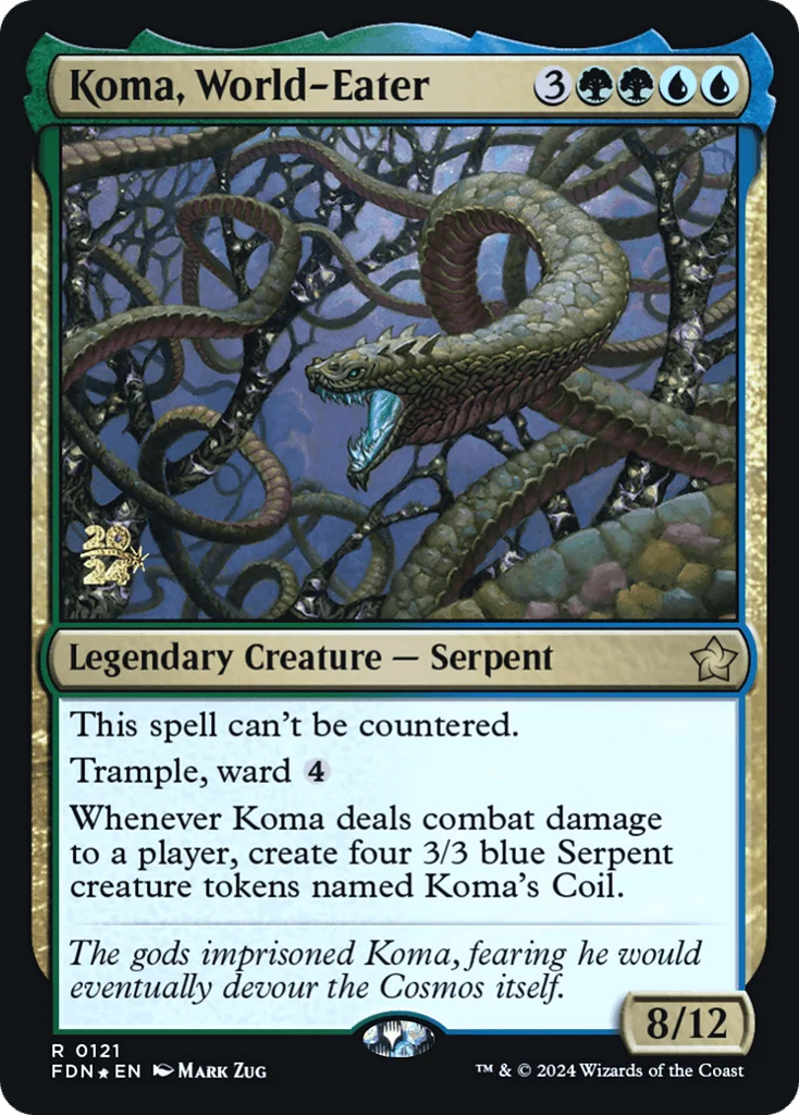 Koma, World-Eater · Foundations Promos