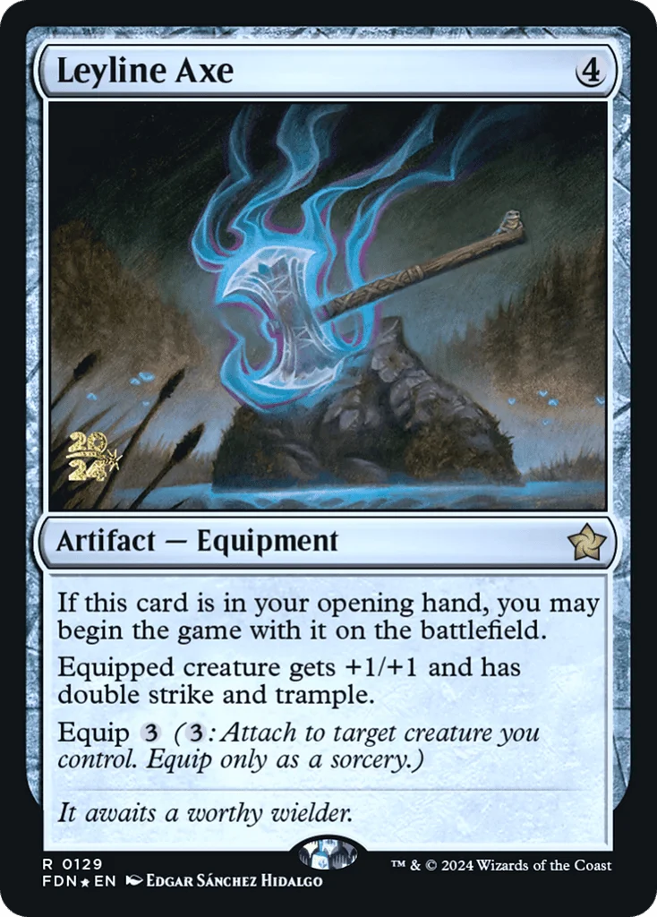 Leyline Axe · Foundations Promos
