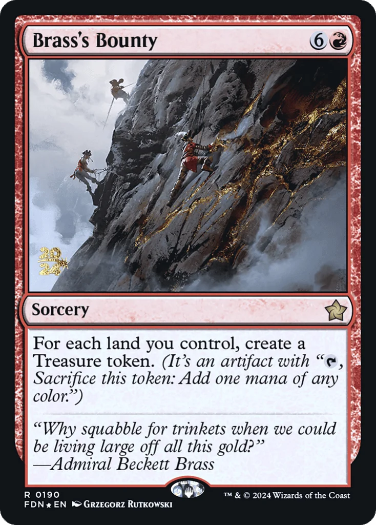 Brass's Bounty · Foundations Promos
