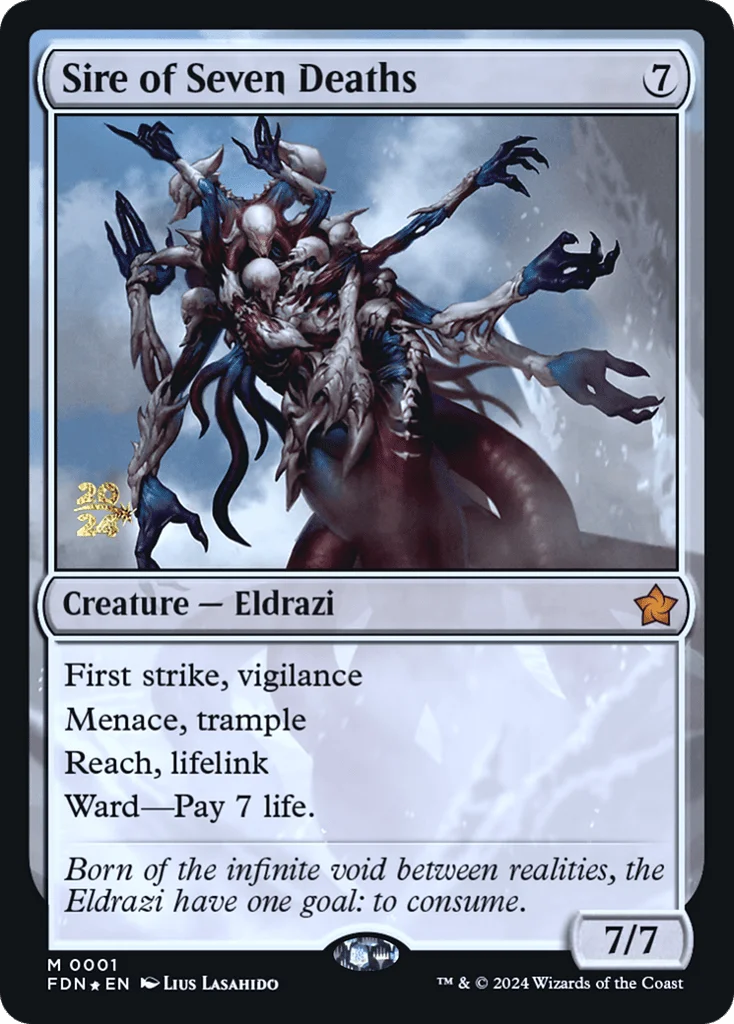 Sire of Seven Deaths · Foundations Promos