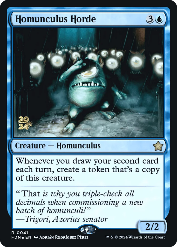 Homunculus Horde · Foundations Promos