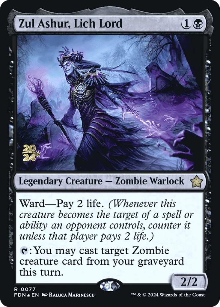 Zul Ashur, Lich Lord · Foundations Promos