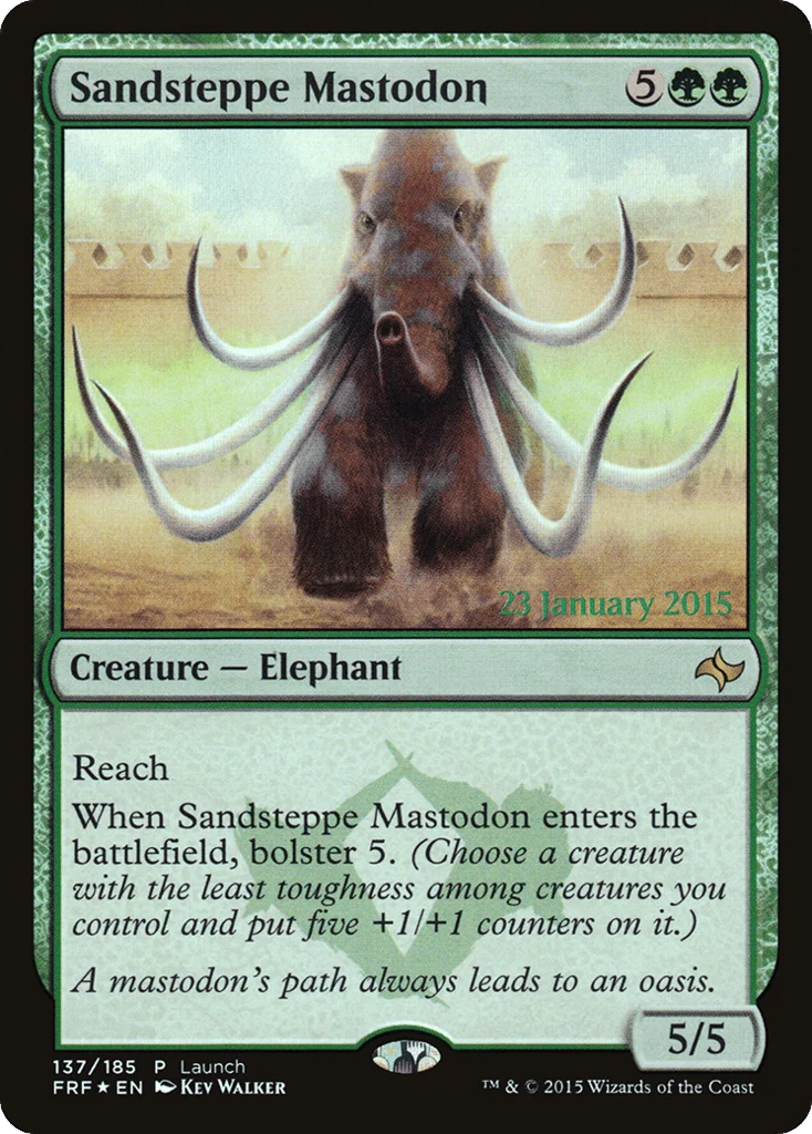 Sandsteppe Mastodon · Fate Reforged Promos