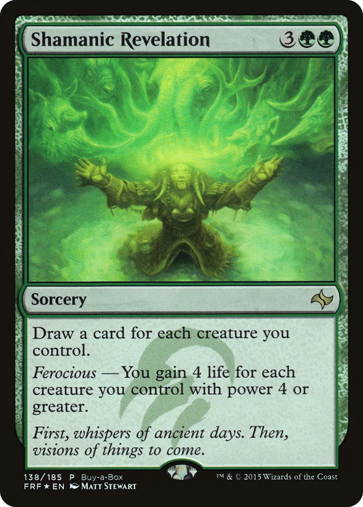 Shamanic Revelation · Fate Reforged Promos