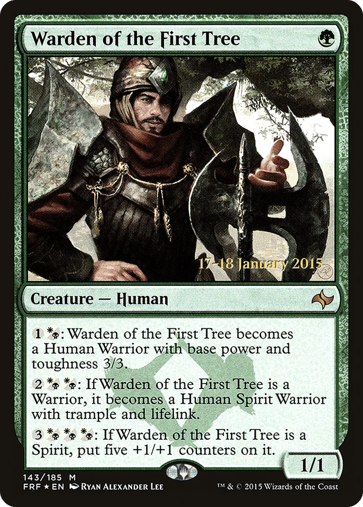 Warden of the First Tree · Fate Reforged Promos