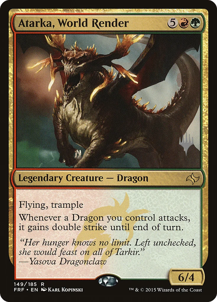 Atarka, World Render · Fate Reforged Promos