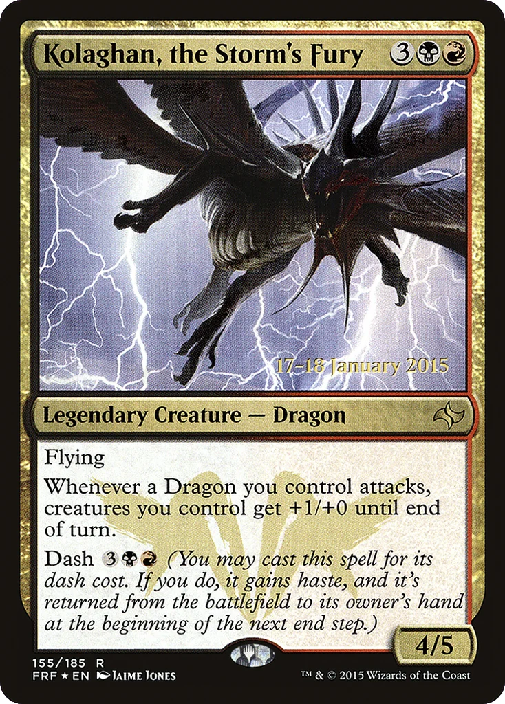 Kolaghan, the Storm's Fury · Fate Reforged Promos