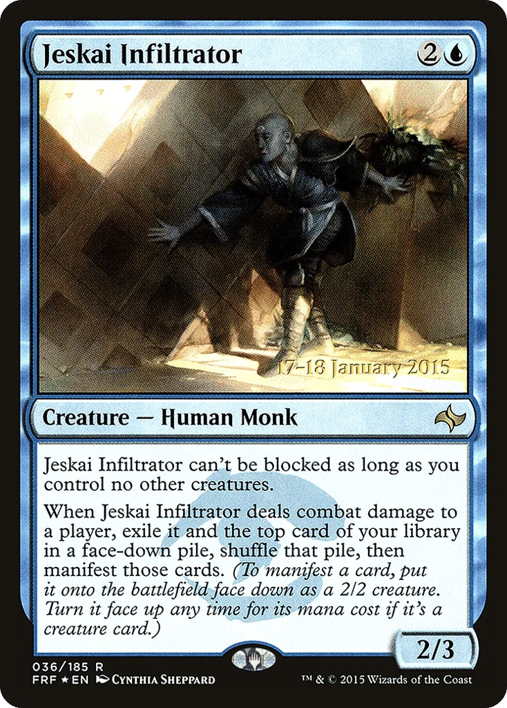 Jeskai Infiltrator · Fate Reforged Promos