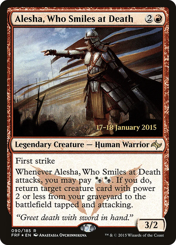 Alesha, Who Smiles at Death · Fate Reforged Promos