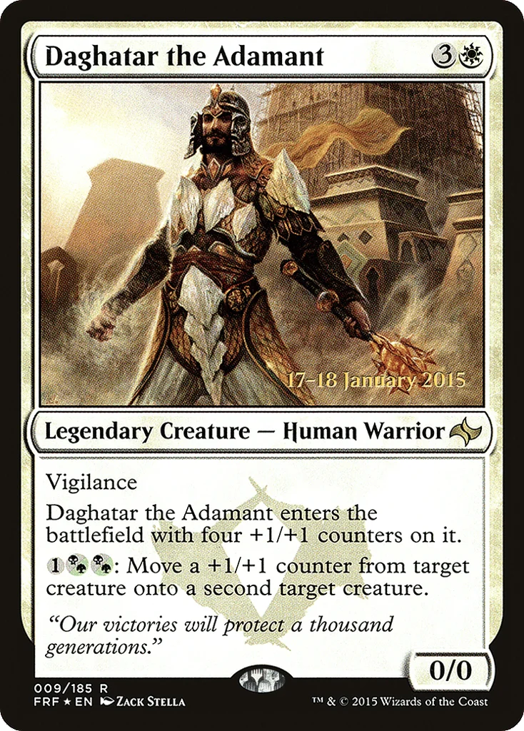 Daghatar the Adamant · Fate Reforged Promos