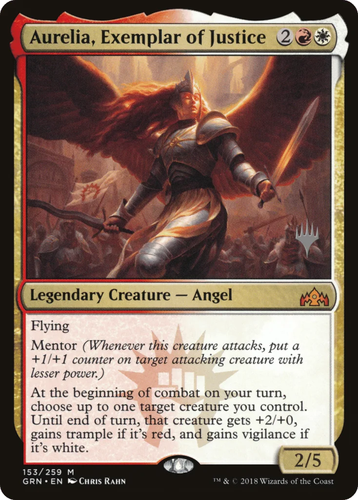 Aurelia, Exemplar of Justice · Guilds of Ravnica Promos