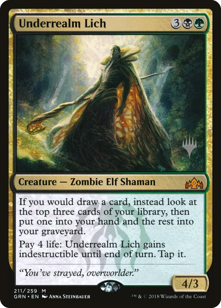 Underrealm Lich · Guilds of Ravnica Promos