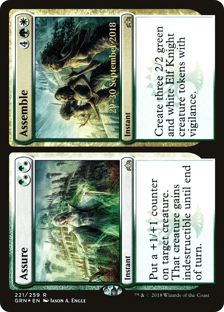 Assure // Assemble · Guilds of Ravnica Promos