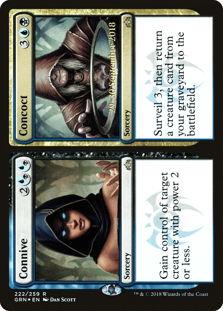 Connive // Concoct · Guilds of Ravnica Promos
