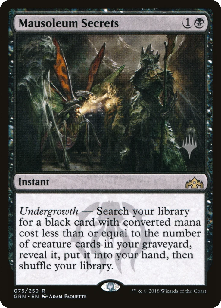 Mausoleum Secrets · Guilds of Ravnica Promos