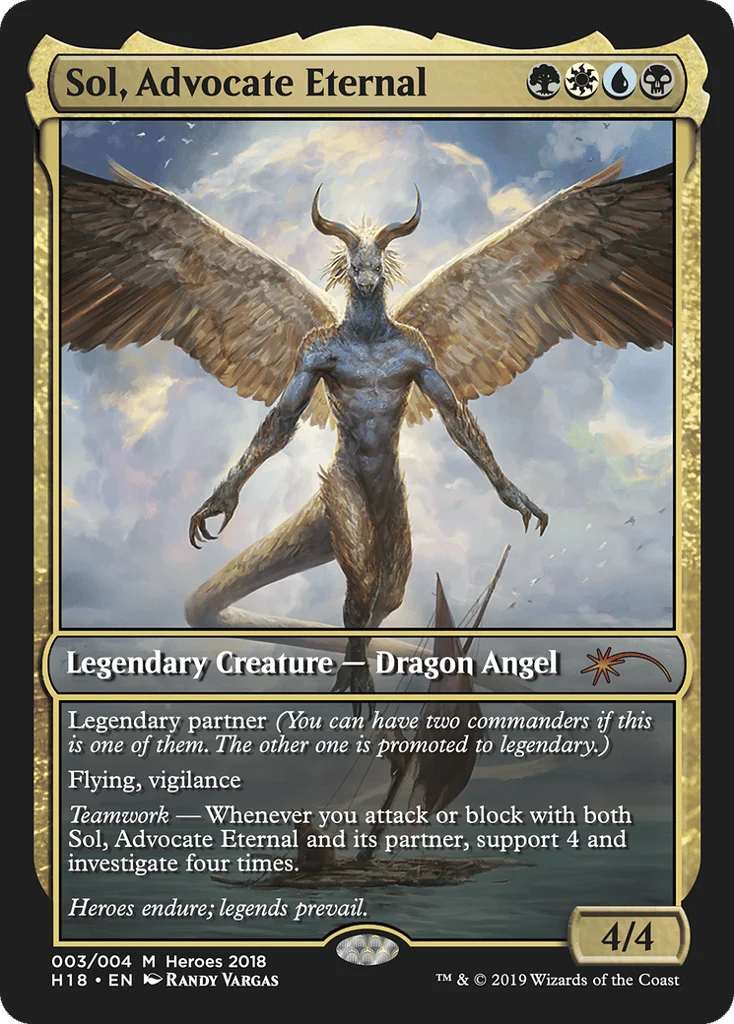 Sol, Advocate Eternal · 2018 Heroes of the Realm