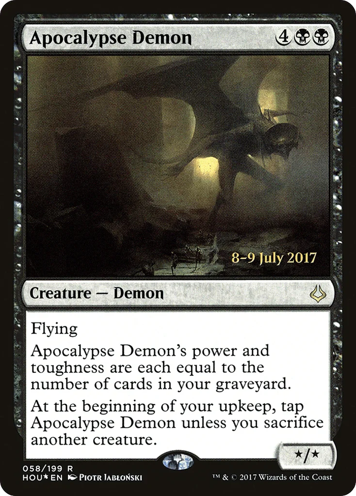 Apocalypse Demon · Hour of Devastation Promos