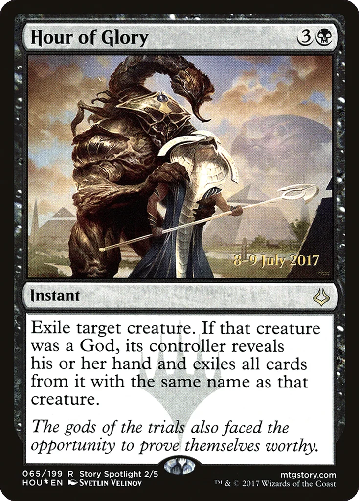 Hour of Glory · Hour of Devastation Promos