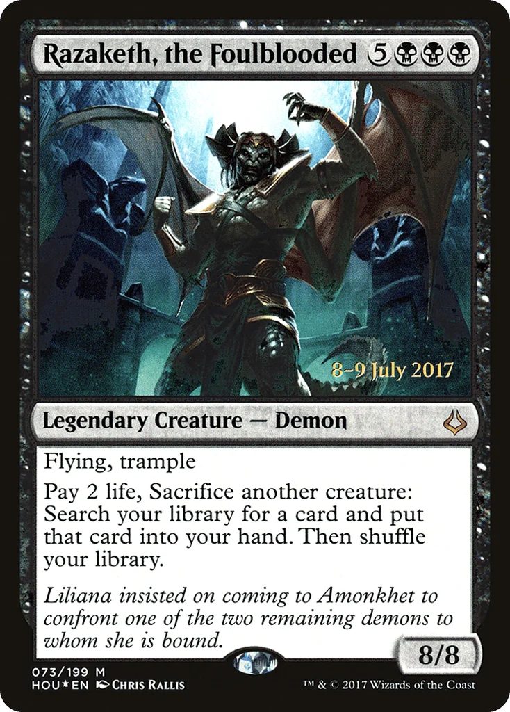 Razaketh, the Foulblooded · Hour of Devastation Promos
