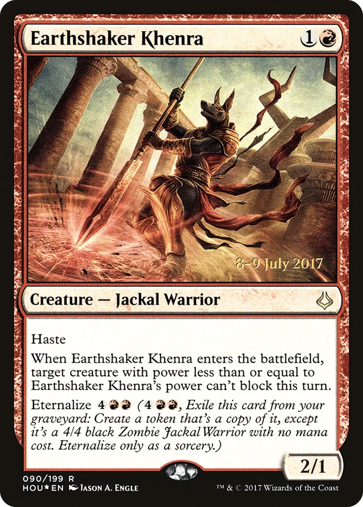 Earthshaker Khenra · Hour of Devastation Promos