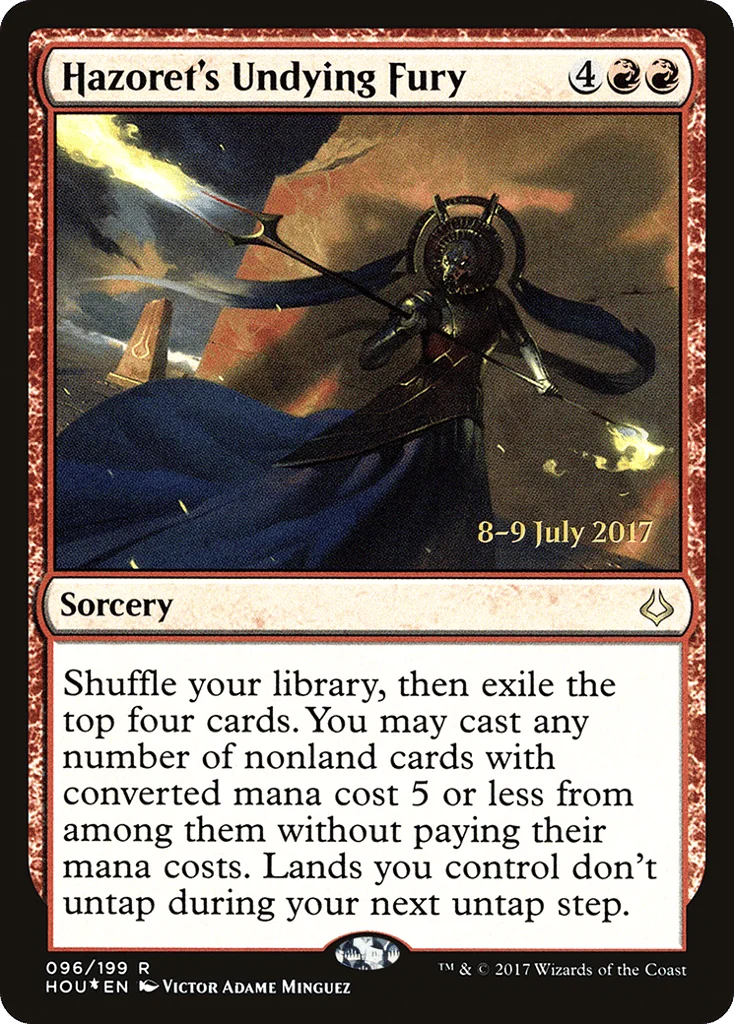 Hazoret's Undying Fury · Hour of Devastation Promos