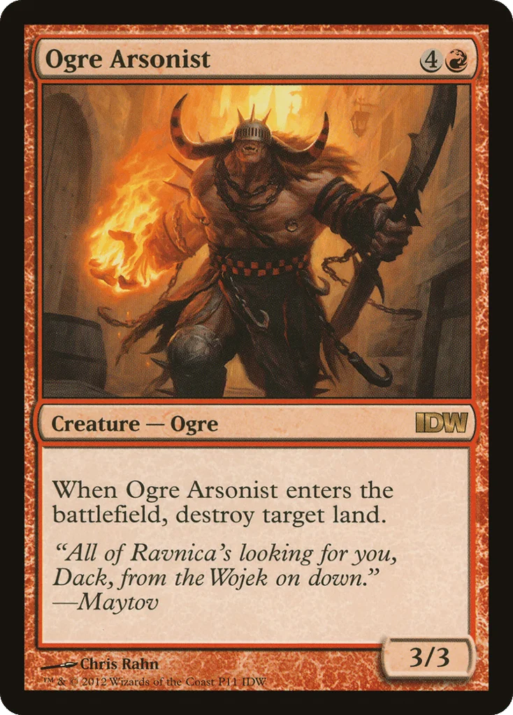 Ogre Arsonist · IDW Comics Inserts