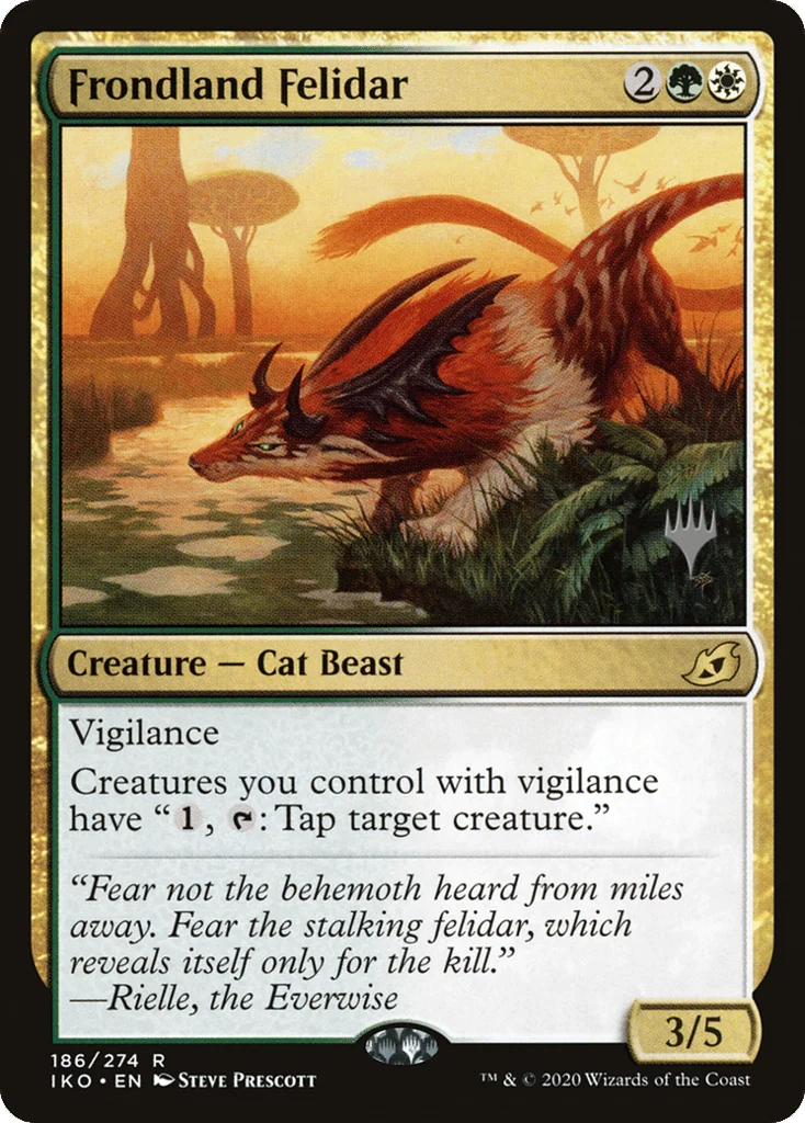 Frondland Felidar · Ikoria: Lair of Behemoths Promos