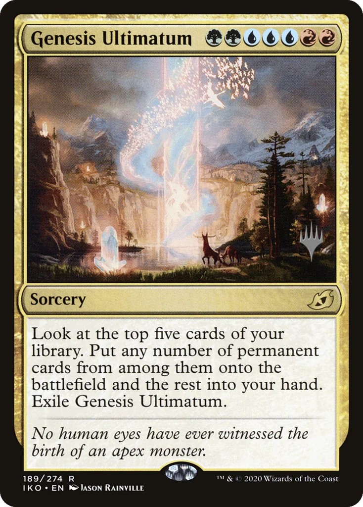 Genesis Ultimatum · Ikoria: Lair of Behemoths Promos