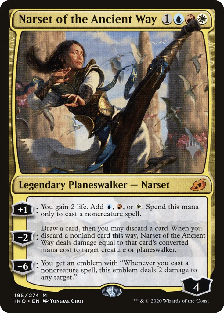 Narset of the Ancient Way · Ikoria: Lair of Behemoths Promos