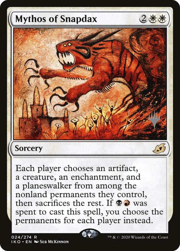 Mythos of Snapdax · Ikoria: Lair of Behemoths Promos