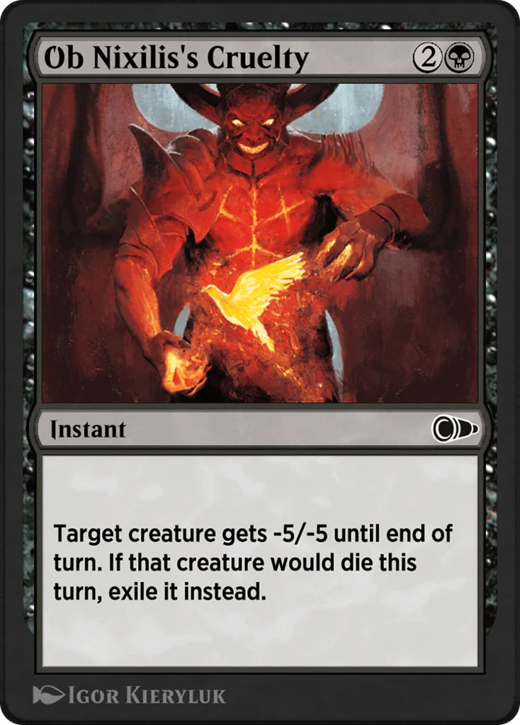 Ob Nixilis's Cruelty · Pioneer Masters