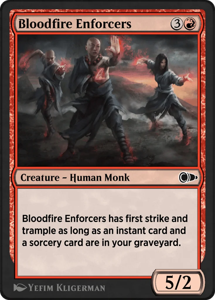 Bloodfire Enforcers · Pioneer Masters