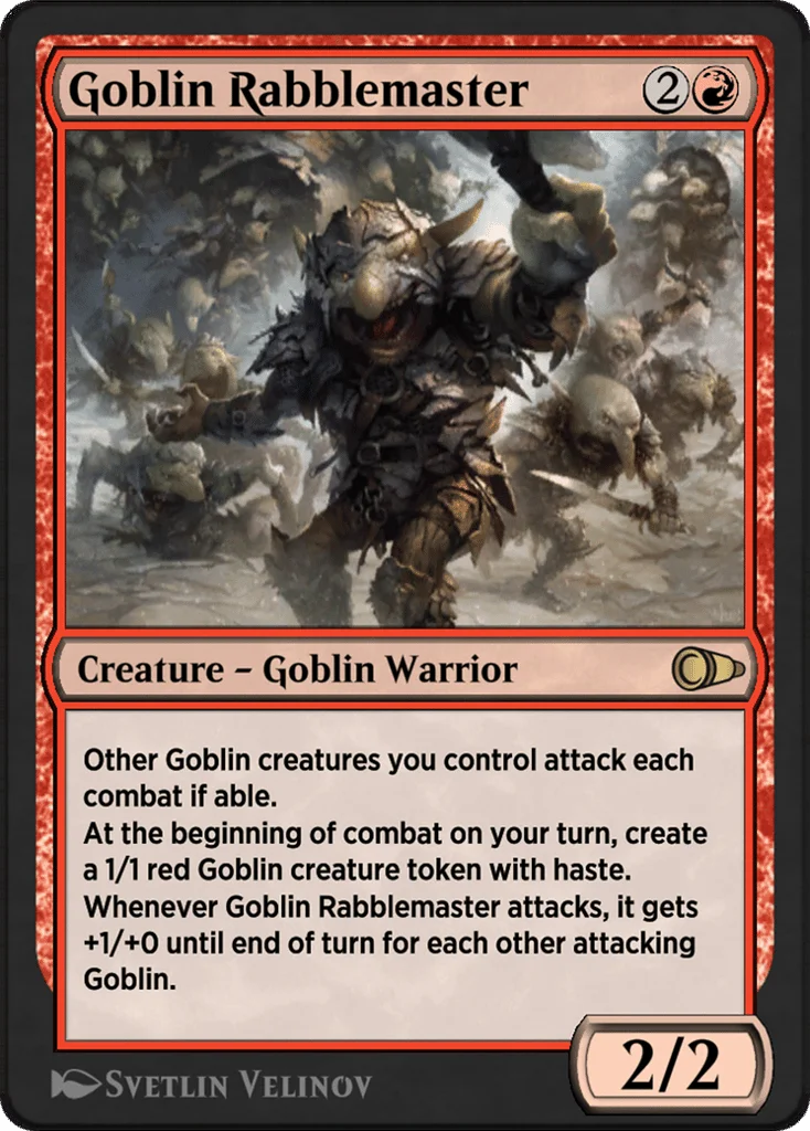 Goblin Rabblemaster · Pioneer Masters