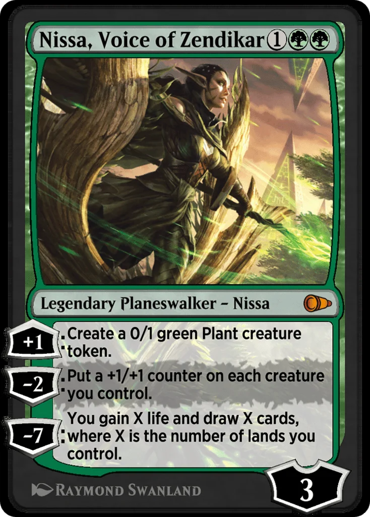 Nissa, Voice of Zendikar · Pioneer Masters
