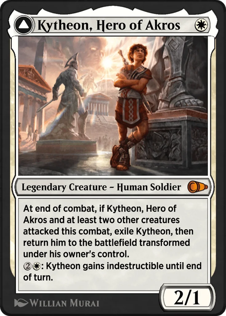 Kytheon, Hero of Akros // Gideon, Battle-Forged · Pioneer Masters