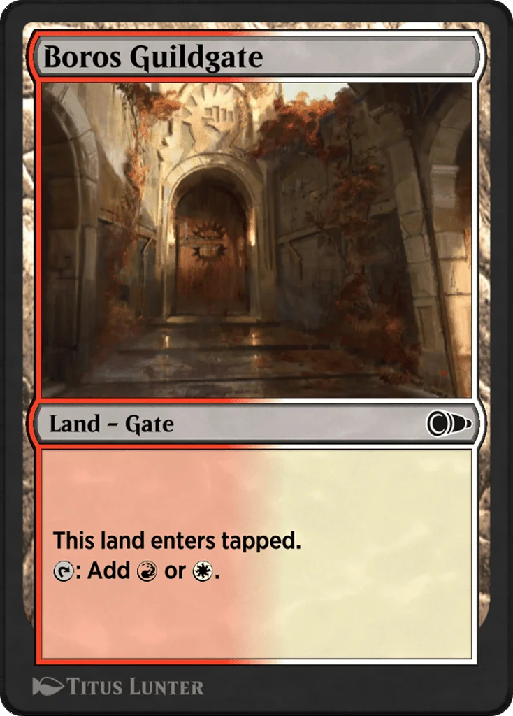 Boros Guildgate · Pioneer Masters