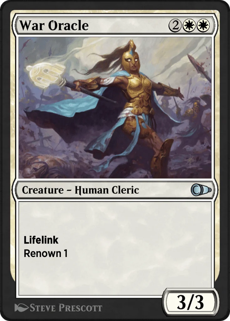 War Oracle · Pioneer Masters