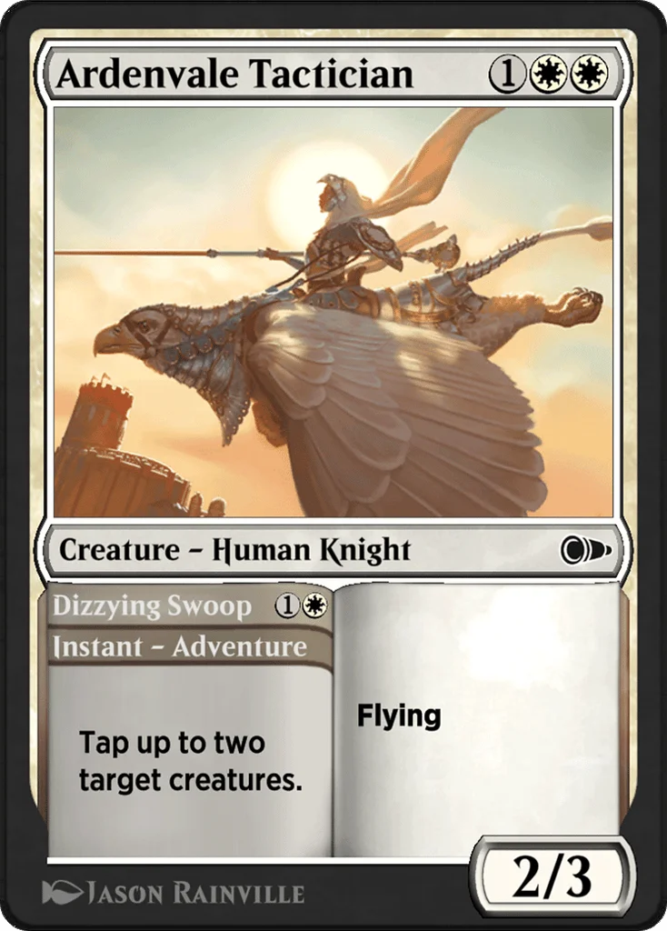 Ardenvale Tactician // Dizzying Swoop · Pioneer Masters