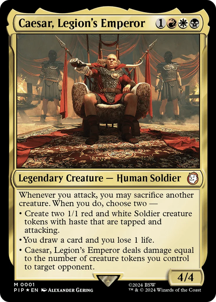 Caesar, Legion's Emperor · Fallout