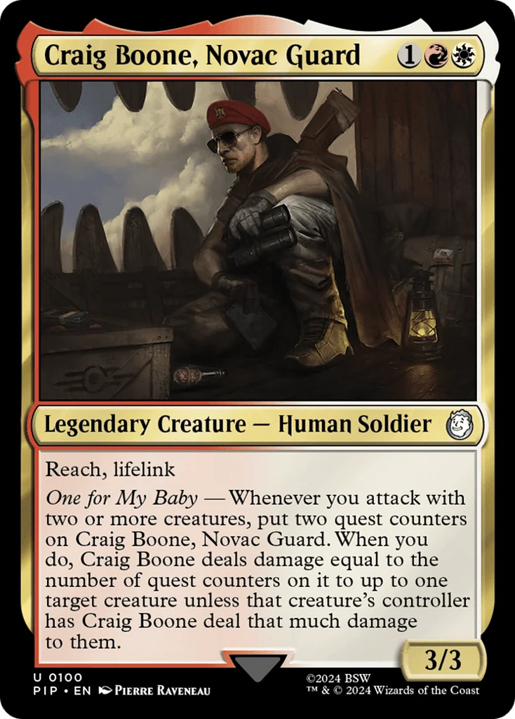 Craig Boone, Novac Guard · Fallout