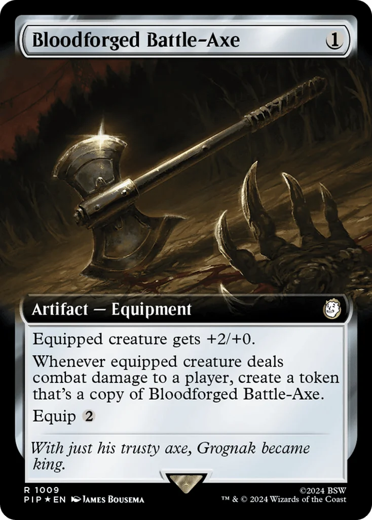 Bloodforged Battle-Axe · Fallout