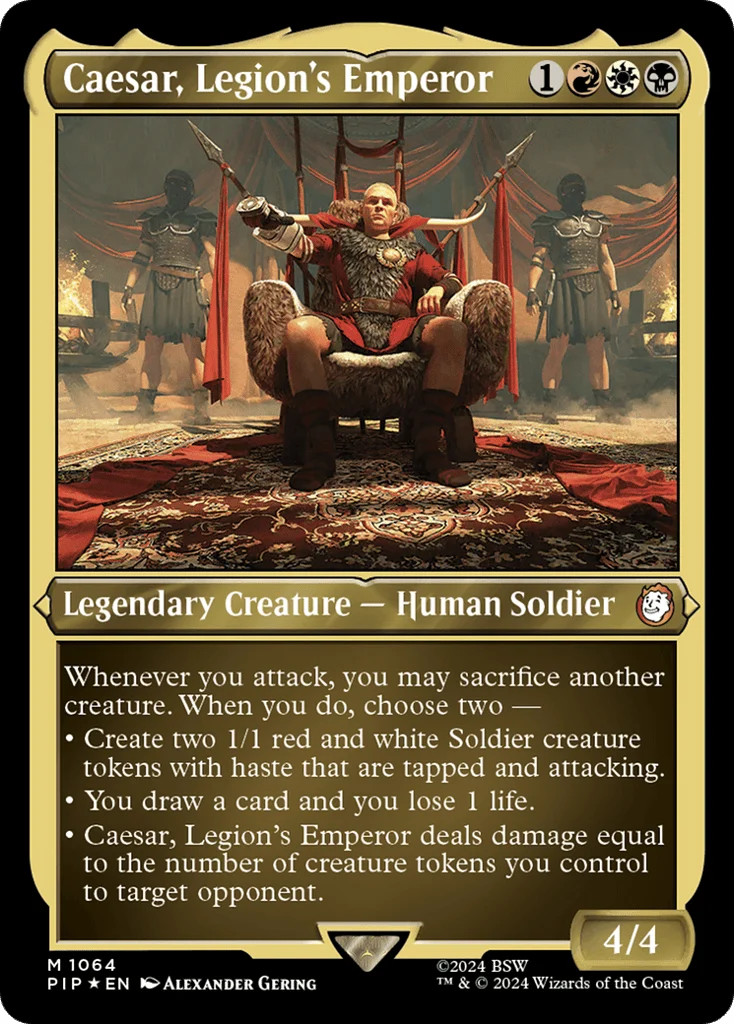 Caesar, Legion's Emperor · Fallout