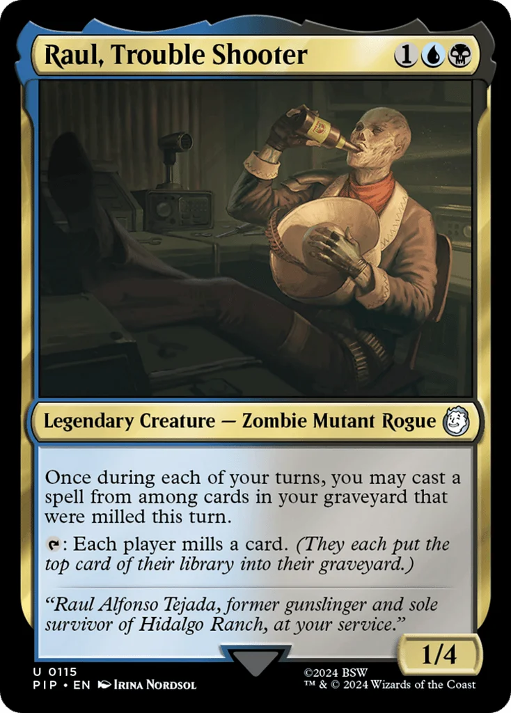 Raul, Trouble Shooter · Fallout