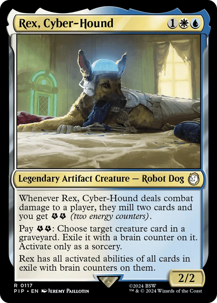 Rex, Cyber-Hound · Fallout