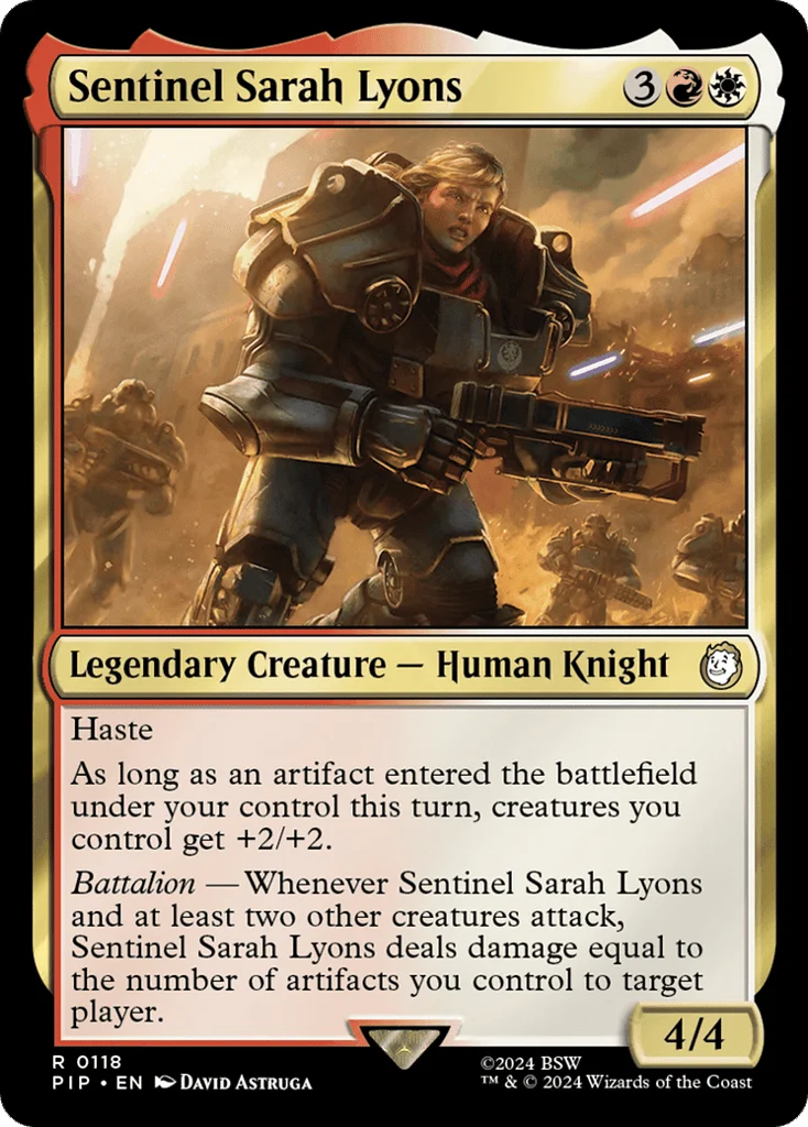 Sentinel Sarah Lyons · Fallout